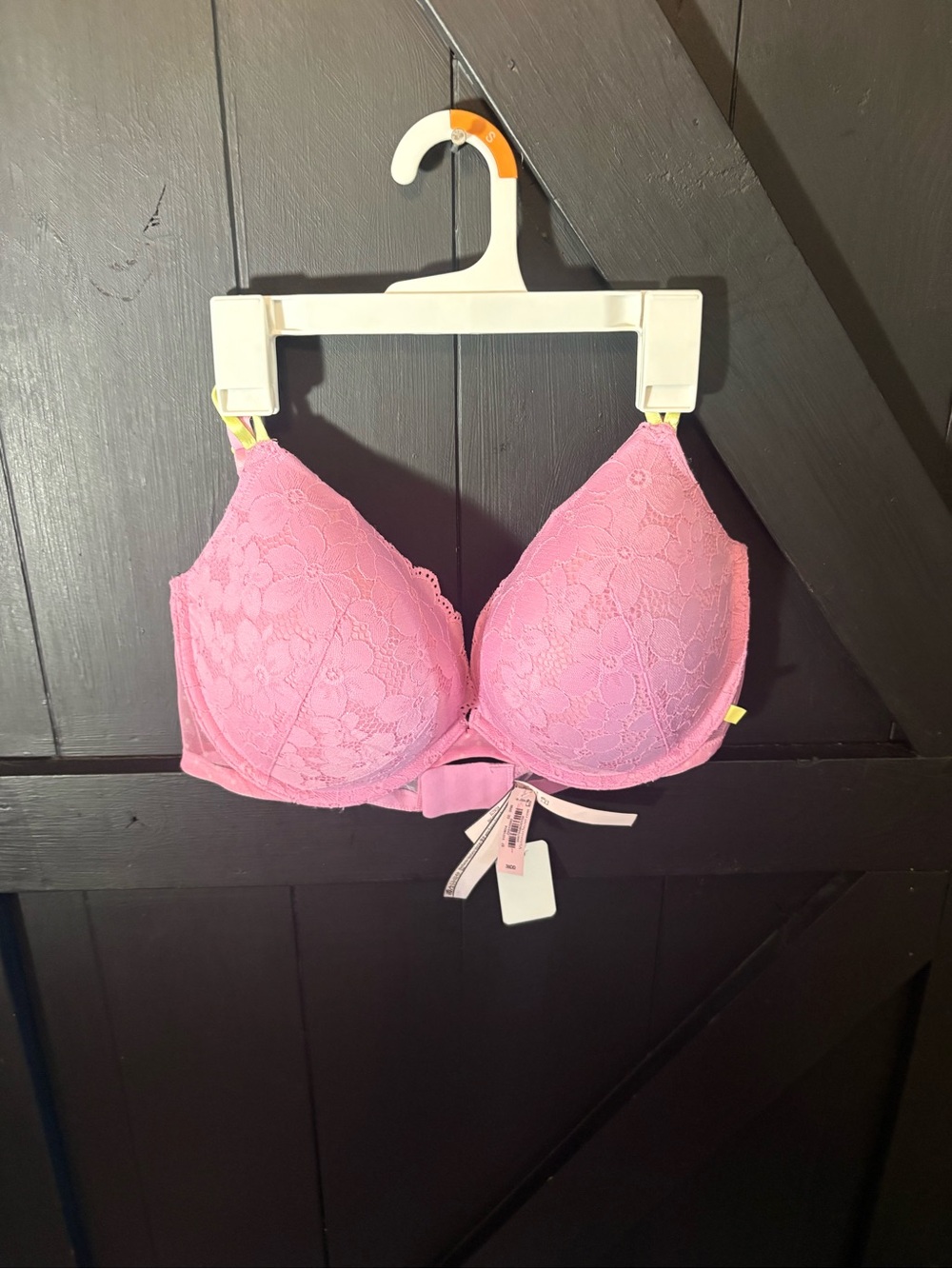 Victoria's Secret Pink Lace Plunge Bra